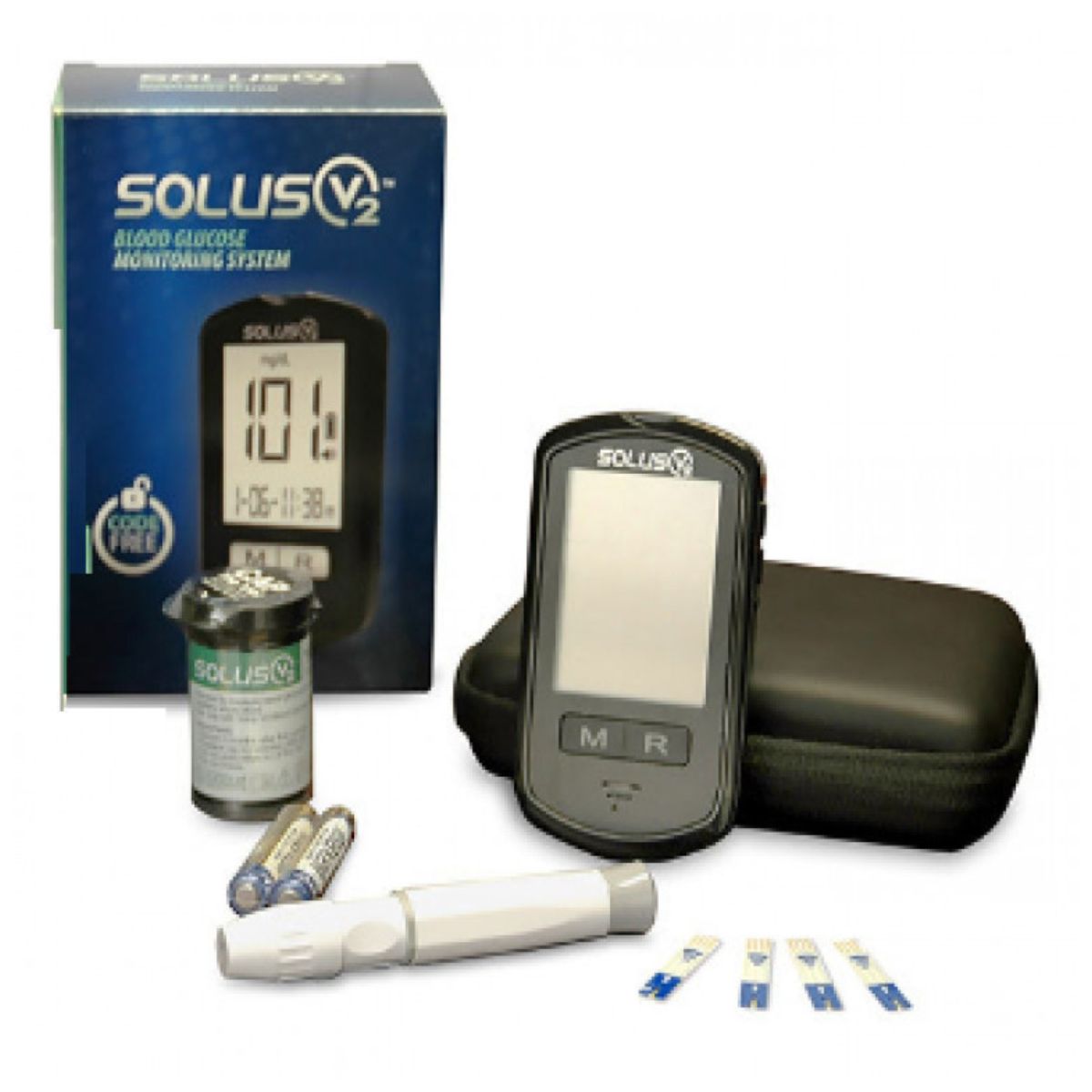 Glucometro solus v2 azucar sangre