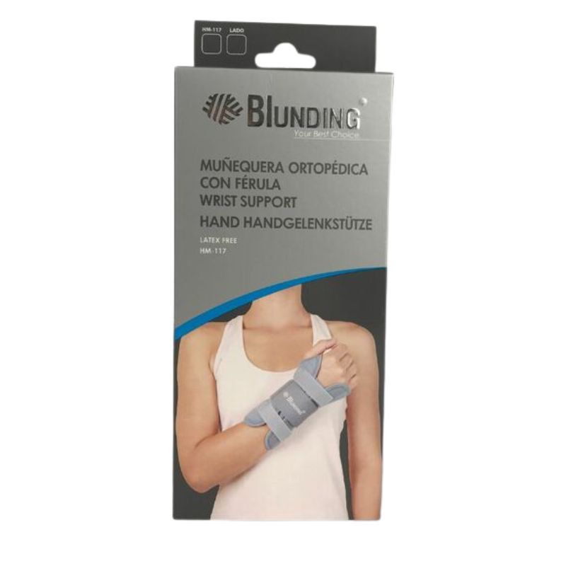 Muñequera Ortopedica con Ferula Derecha Blunding